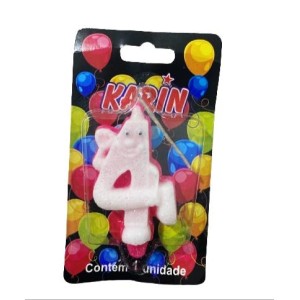 VELA SORRISO ROSA N 4